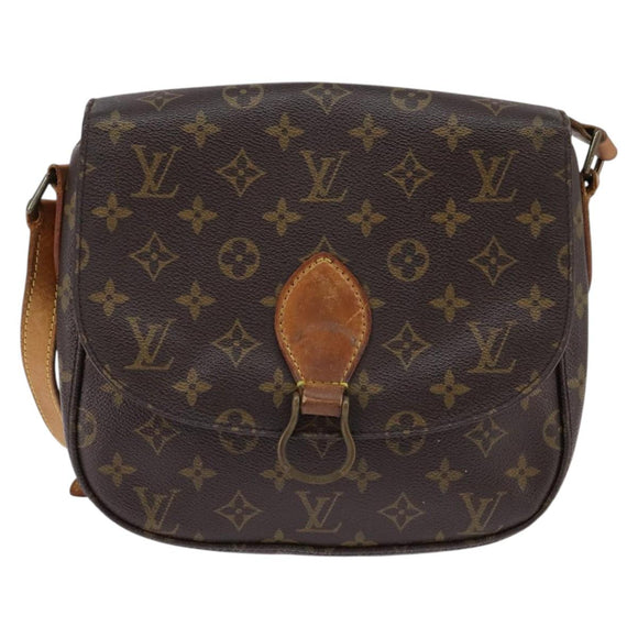 LOUIS VUITTON Monogram Saint Cloud GM Shoulder Bag M51242 LV Auth 145394