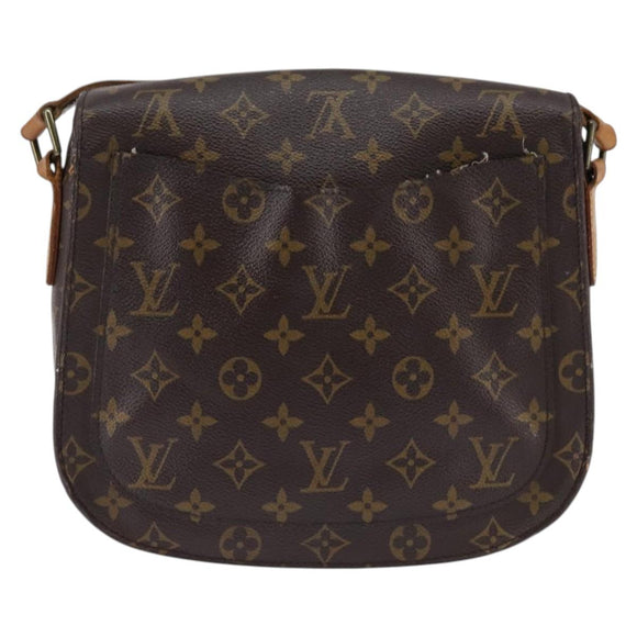 LOUIS VUITTON Monogram Saint Cloud GM Shoulder Bag M51242 LV Auth 145394