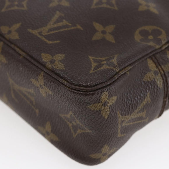 LOUIS VUITTON Monogram Trousse Toilette 18 Pouch M47526 LV Auth 145396