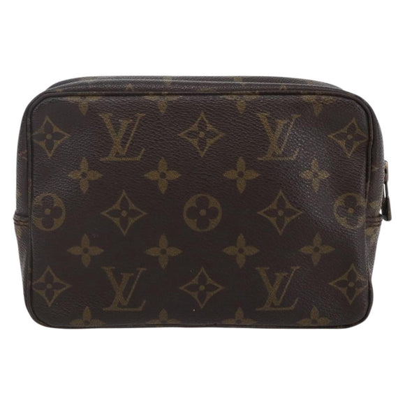LOUIS VUITTON Monogram Trousse Toilette 18 Pouch M47526 LV Auth 145396