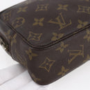 LOUIS VUITTON Monogram Trousse Toilette 18 Pouch M47526 LV Auth 145396-14