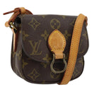 LOUIS VUITTON Monogram Bebe Monogram Saint Cloud Shoulder Bag M51245 Auth 145397-1