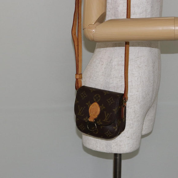 LOUIS VUITTON Monogram Bebe Monogram Saint Cloud Shoulder Bag M51245 Auth 145397
