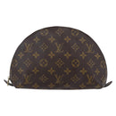 LOUIS VUITTON Monogram Trousse Demi Ronde Cosmetic Pouch M47520 LV Auth 145398-13