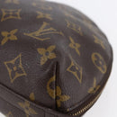 LOUIS VUITTON Monogram Trousse Demi Ronde Cosmetic Pouch M47520 LV Auth 145398-7