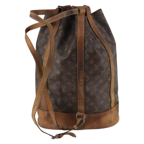 LOUIS VUITTON Monogram Randonnee GM Shoulder Bag M42244 LV Auth 145402