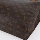 LOUIS VUITTON Monogram Sac Plat Hand Bag M51140 LV Auth 145403-14