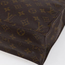 LOUIS VUITTON Monogram Sac Plat Hand Bag M51140 LV Auth 145403-16