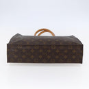 LOUIS VUITTON Monogram Sac Plat Hand Bag M51140 LV Auth 145403-5
