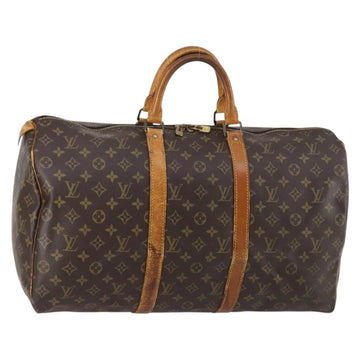 LOUIS VUITTON Monogram Keepall 50 Boston Bag M41426 LV Auth 145407