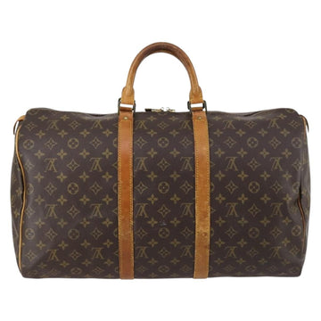 LOUIS VUITTON Monogram Keepall 50 Boston Bag M41426 LV Auth 145407 - 0