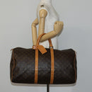 LOUIS VUITTON Monogram Keepall 55 Boston Bag M41424 LV Auth 145409-22