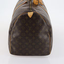 LOUIS VUITTON Monogram Keepall 55 Boston Bag M41424 LV Auth 145409-4