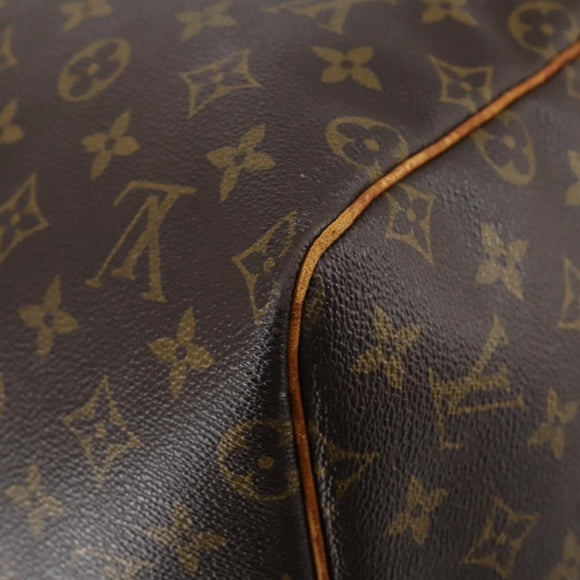 LOUIS VUITTON Monogram Keepall 55 Boston Bag M41424 LV Auth 145410