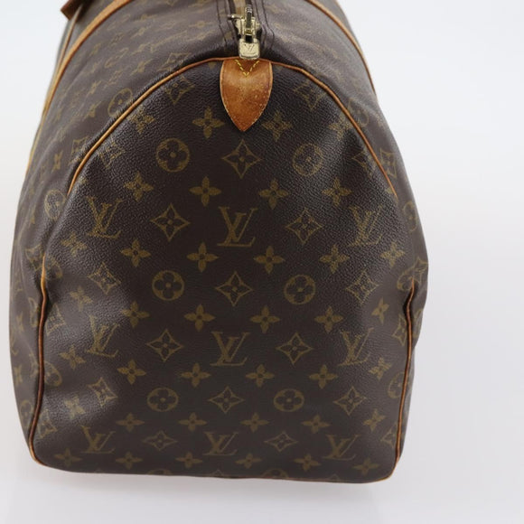 LOUIS VUITTON Monogram Keepall 55 Boston Bag M41424 LV Auth 145410