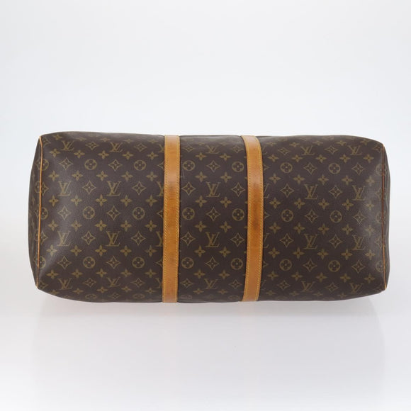 LOUIS VUITTON Monogram Keepall 55 Boston Bag M41424 LV Auth 145410
