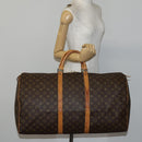 LOUIS VUITTON Monogram Keepall 60 Boston Bag M41422 LV Auth 145411-21