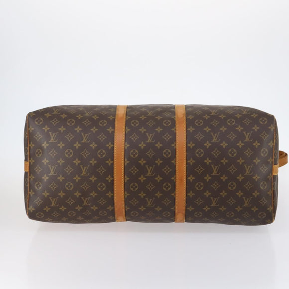 LOUIS VUITTON Monogram Keepall Bandouliere 60 Boston Bag M41412 LV Auth 145413