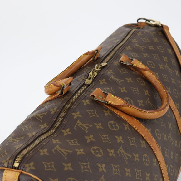 LOUIS VUITTON Monogram Keepall Bandouliere 60 Boston Bag M41412 LV Auth 145413