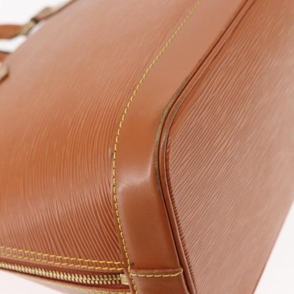 LOUIS VUITTON Epi Alma Hand Bag Zipangu Gold M52148 LV Auth 145431