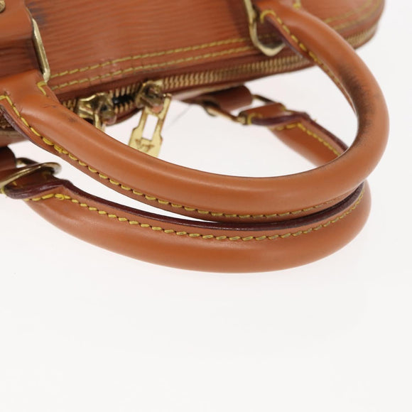 LOUIS VUITTON Epi Alma Hand Bag Zipangu Gold M52148 LV Auth 145431