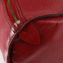 LOUIS VUITTON Epi Keepall 45 Boston Bag Red M42977 LV Auth 145436-18