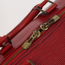 LOUIS VUITTON Epi Keepall 45 Boston Bag Red M42977 LV Auth 145436-10