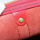 LOUIS VUITTON Epi Keepall 45 Boston Bag Red M42977 LV Auth 145436-12