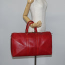 LOUIS VUITTON Epi Keepall 45 Boston Bag Red M42977 LV Auth 145436-21