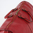 LOUIS VUITTON Epi Keepall 45 Boston Bag Red M42977 LV Auth 145436-6