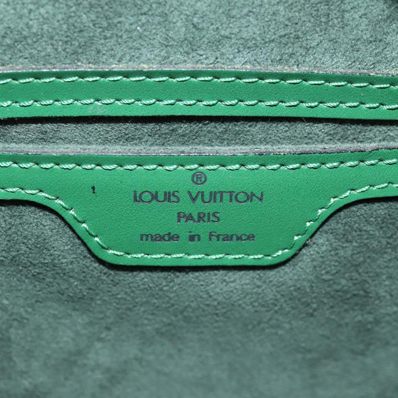 LOUIS VUITTON Epi Soufflot Hand Bag Green M52224 LV Auth 145438V