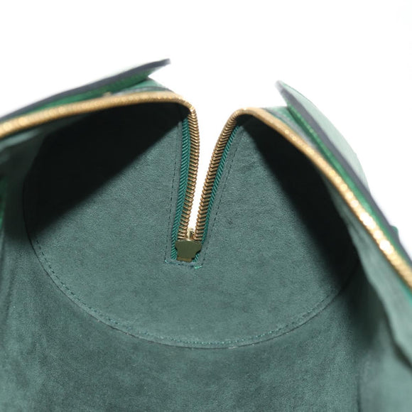 LOUIS VUITTON Epi Soufflot Hand Bag Green M52224 LV Auth 145438V