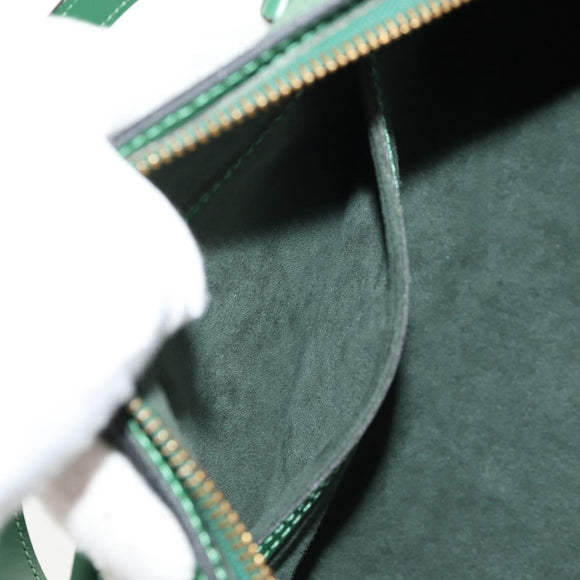 LOUIS VUITTON Epi Soufflot Hand Bag Green M52224 LV Auth 145438V