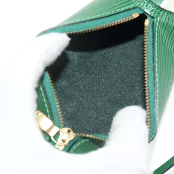 LOUIS VUITTON Epi Soufflot Hand Bag Green M52224 LV Auth 145438V