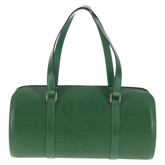 LOUIS VUITTON Epi Soufflot Hand Bag Green M52224 LV Auth 145438V
