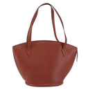 LOUIS VUITTON Epi Saint Jacques Shopping Shoulder Bag Brown M52263 Auth 145439-1