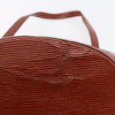 LOUIS VUITTON Epi Saint Jacques Shopping Shoulder Bag Brown M52263 Auth 145439-6