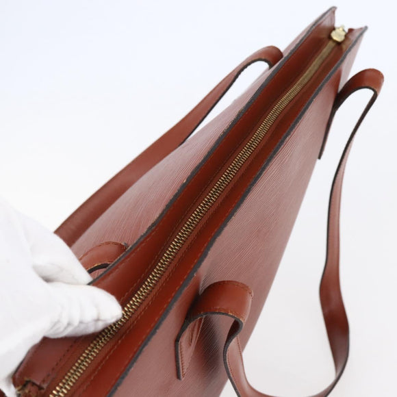 LOUIS VUITTON Epi Saint Jacques Shopping Shoulder Bag Brown M52263 Auth 145439