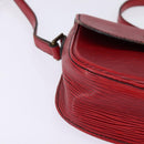 LOUIS VUITTON Epi Saint Cloud PM Shoulder Bag Red M52217 LV Auth 145441-14