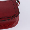 LOUIS VUITTON Epi Saint Cloud PM Shoulder Bag Red M52217 LV Auth 145441-16