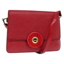 LOUIS VUITTON Epi Free Run Shoulder Bag Red M52407 LV Auth 145442-1