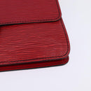 LOUIS VUITTON Epi Free Run Shoulder Bag Red M52407 LV Auth 145442-11