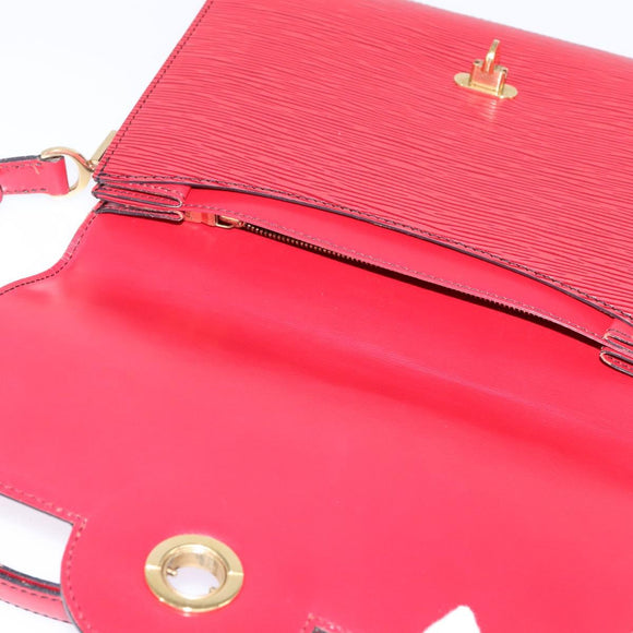 LOUIS VUITTON Epi Free Run Shoulder Bag Red M52407 LV Auth 145442