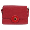 LOUIS VUITTON Epi Free Run Shoulder Bag Red M52407 LV Auth 145442-2