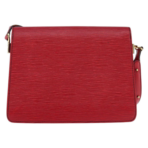 LOUIS VUITTON Epi Free Run Shoulder Bag Red M52407 LV Auth 145442