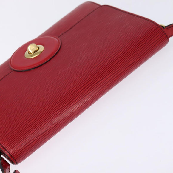 LOUIS VUITTON Epi Free Run Shoulder Bag Red M52407 LV Auth 145442