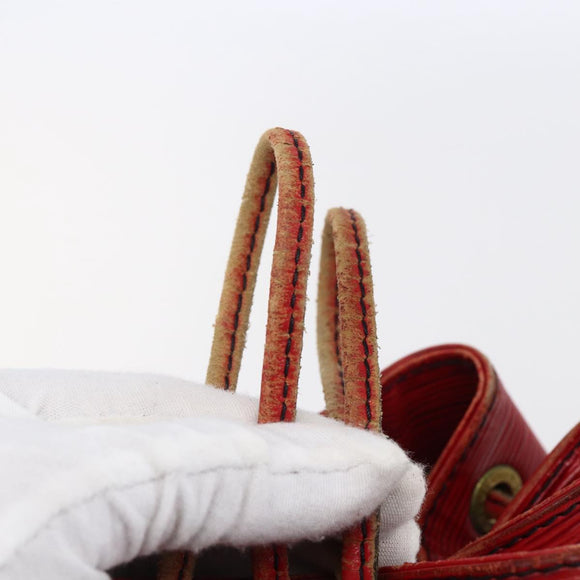 LOUIS VUITTON Epi Petit Noe Shoulder Bag Red M44107 LV Auth 145447