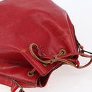 LOUIS VUITTON Epi Petit Noe Shoulder Bag Red M44107 LV Auth 145447-6