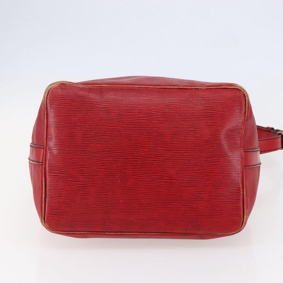LOUIS VUITTON Epi Petit Noe Shoulder Bag Red M44107 LV Auth 145447