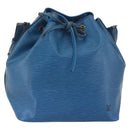 LOUIS VUITTON Epi Petit Noe Shoulder Bag Blue M44105 LV Auth 145448-1
